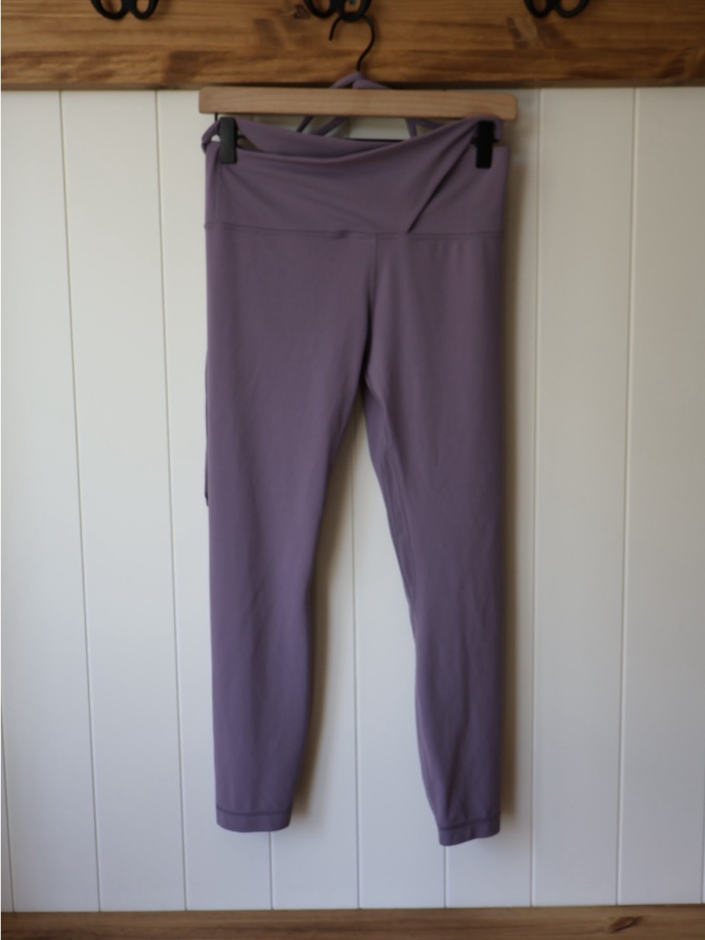 Lululemon Align Wrap Waist 25in inseam Lavender Fog Size 8 Nulu